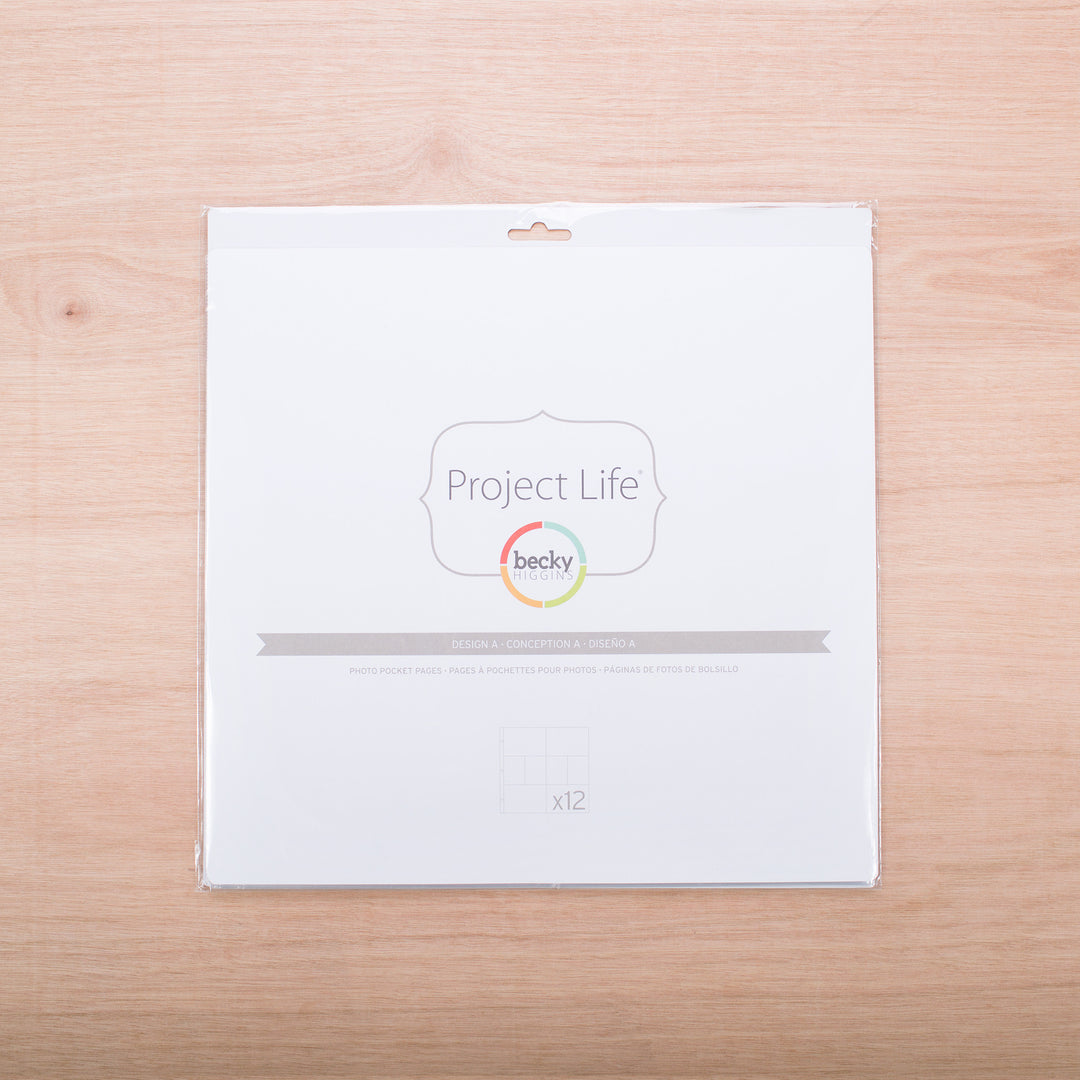 Project Life Photo Pocket Pages - Design I (12 Pack